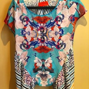 Clover Canyon Colourful Flowered Blouse